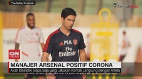VIDEO: Manajer Arsenal, Mikel Arteta Positif Corona