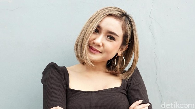 Cita Citata saat ditemui di studio Trans TV.
