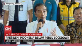 VIDEO - Presiden: Indonesia Belum Perlu Lockdown