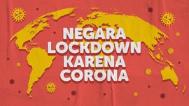 INFOGRAFIS: Negara Lockdown Karena Corona