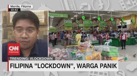 VIDEO: Filipina 'Lockdown', Warga Panik