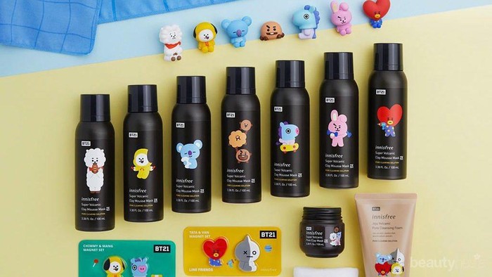 Setelah Uniqlo, Karakter BT21 Hadir dalam Produk Innisfree Limited Edition