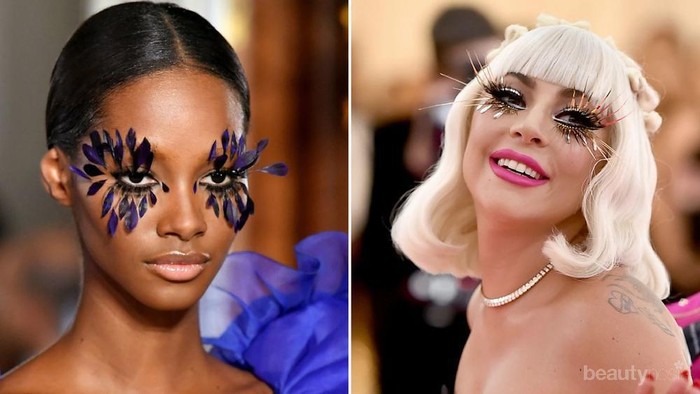 Trend: Bulu Mata Dramatis dengan Tambahan Ornamen Unik, Berani Coba?