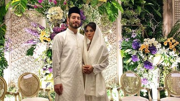 img-title Pakai Kopiah sebelum Resmi Nikah, Suami Bule Adinda Bakrie Tuai Pujian