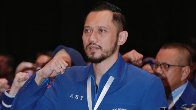 Agus Harimurti Yudhoyono resmi menjabat sebagai Ketua Umum Partai Demokrat periode 2020-2025 setelah terpilih secara aklamasi dalam Kongres V Partai Demokrat di JCC, Senayan, Jakarta pada Minggu (15/3).