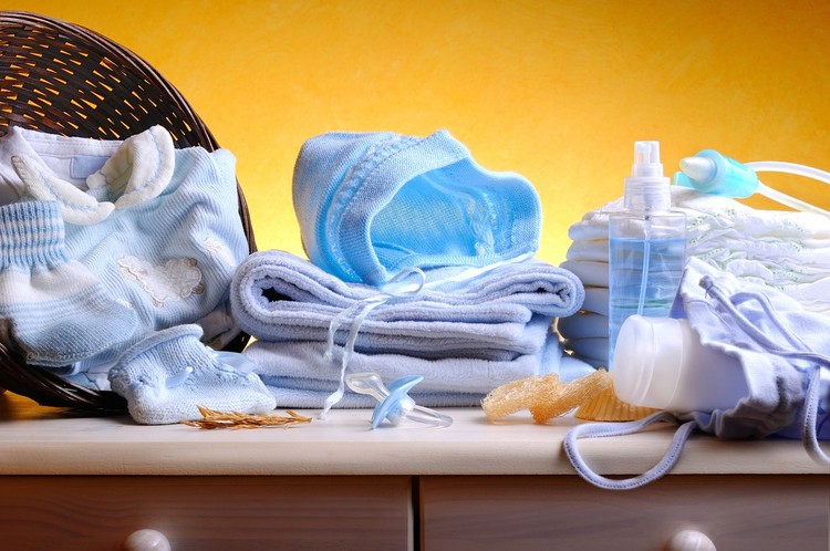 diapers, creams and other equipment
