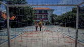 FOTO: Tak Ada Kisah-kasih di Sekolah karena Corona Sejumlah daerah di Indonesia telah memberlakukan kebijakan menutup sekolah dua pekan sebagai antisipasi penyebaran wabah corona.