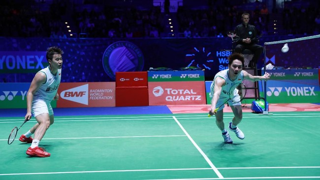German Open Super 300 menandai penampilan perdana Kevin Sanjaya/Marcus Gideon di 2021.