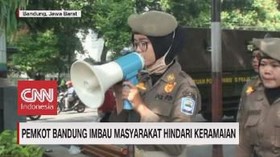 VIDEO: Pemkot Bandung Imbau Masyarakat Hindari Keramaian