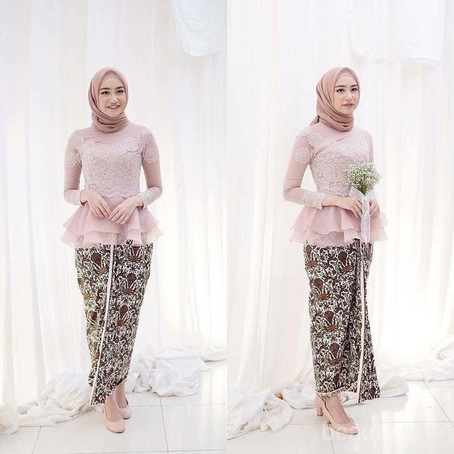 Inspirasi Baju Kebaya Warna Pink yang Simple Tapi Elegan 