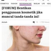 [FORUM] Saran pelembab atau cream whitening untuk kulit berminyak sensitif