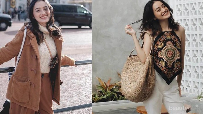 OOTD Liburan yang Simpel dengan Celana ala Beauty Vlogger Cantik Nadya Aqila