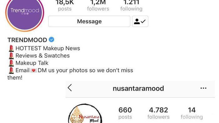 [FORUM] Trendmood1 VS Nusantaramood, udah pada jadi followernya belum?