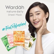 Mencoba 5 Varian Sheet Mask Halal yang Baru dari Wardah Sesuai Jenis Kulitmu