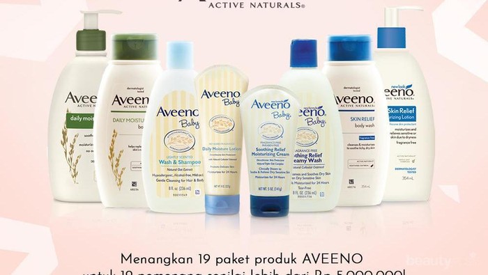 [GIVEAWAY ALERT] Aveeno, Produk Perawatan Untuk Kulit Sensitif Berbahan Dasar Oat. Yuk Ikutan Giveawaynya, Ladies!