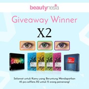 [GIVEAWAY ALERT] 15 Pemenang X2 Softlens, Intip Disini Yuk Ladies!