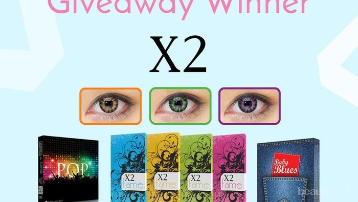 [GIVEAWAY ALERT] 15 Pemenang X2 Softlens, Intip Disini Yuk Ladies!