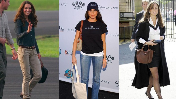 Cukup Satu Tas Wanita Ini untuk Dapatkan Gaya Puteri Kate Middleton dan Meghan Markle