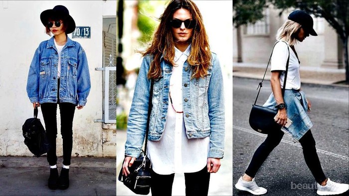 Inspirasi Mix and Match Baju Kemeja Denim Kekinian yang Kalian Wajib Coba!