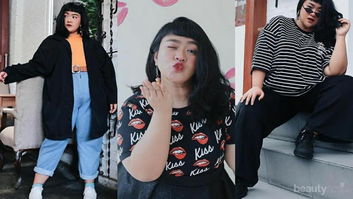 Inspirasi Tampil Stylish ala Selebgram Tiraemon untuk Kamu Bertubuh Plus Size