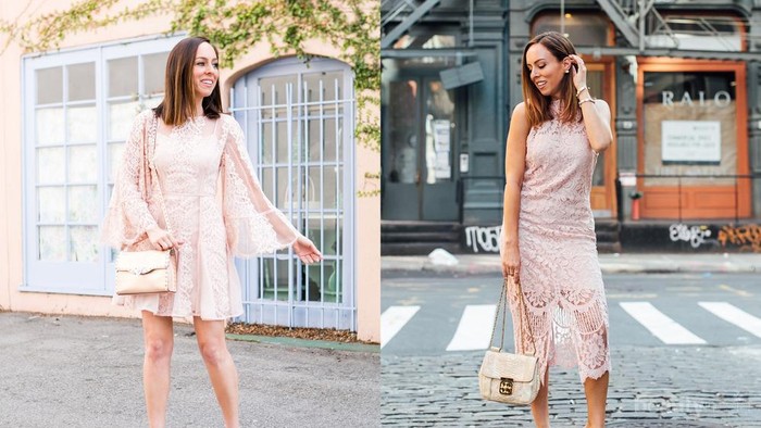 5 Inspirasi Dress Warna Dusty Pink Cantik untuk Pesta