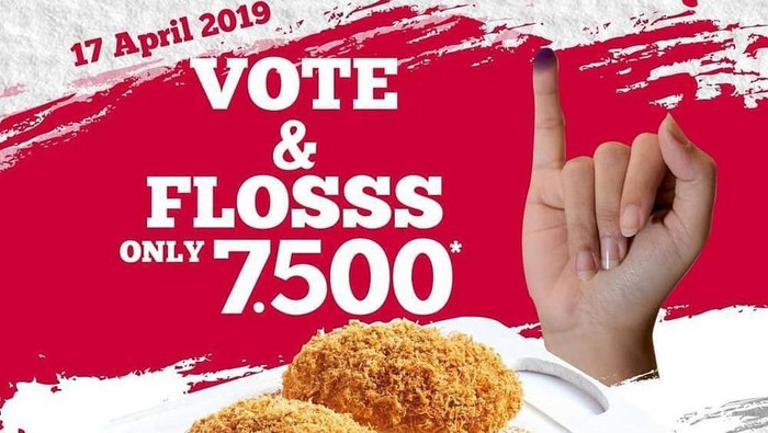 Daftar Diskon: Promo Makanan Spesial Pemilu, Cukup Tunjukkan Jari Bertinta Ungu!