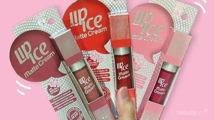 Bibir Sehat Tapi Tetap Cantik? Cobain Lip Ice Matte Cream yuk!