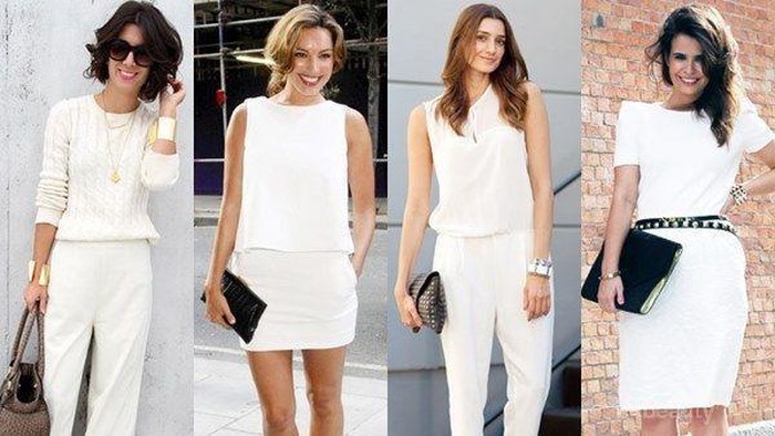 Wah, Mix and Match Baju Putih untuk ke Kantor Ini Kece Abis! Intip Inspirasinya Disini!