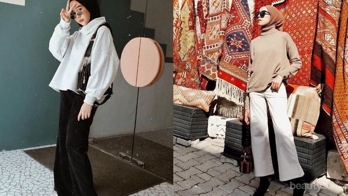 Jangan Ditutupi Hijab, Begini Cara Pakai Tutrtleneck untuk Hijabers agar Tetap Terlihat Stylish