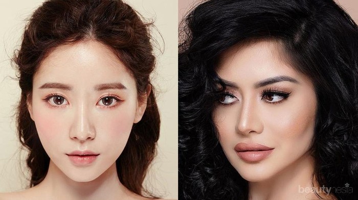  Perbedaan  Gaya  Makeup Korea  dan  Barat Suka yang Mana 