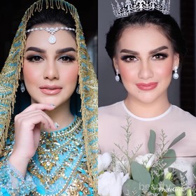 Inspirasi Makeup Cantik Paripurna Irish Bella di Hari Pernikahan ala MUA Bennu Sorumba