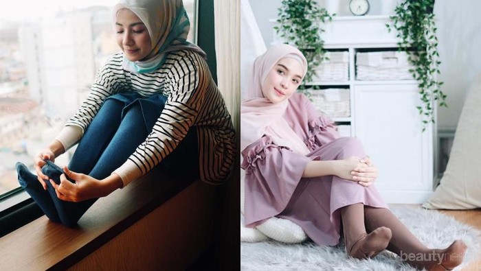 Good Looking! 5 Style Kekinian OOTD Hijab dengan Legging Wudhu ala