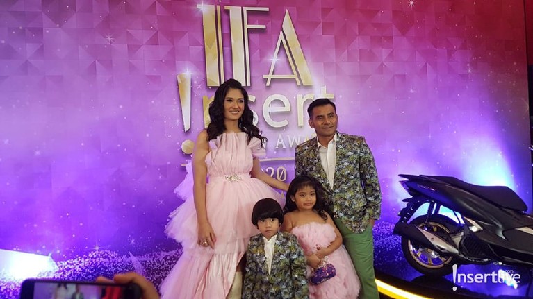 Beberapa potret para selebriti yang hadir dalam acara Insert Fashion Awards 2020.