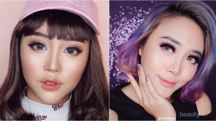 Intip Permainan Warna Warna dalam Makeup ala Beauty Vlogger Janine Intansari
