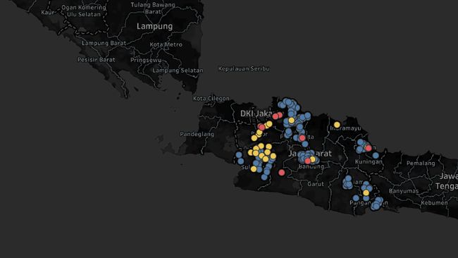 Ridwan Kamil Ungkap 7 Zona Merah Corona di Jawa Barat Gubernur Jawa Barat Ridwan Kamil mengungkapkan ada sedikitnya tujuh daerah di wilayahnya yang masuk zona merah atau area penyebaran Covid-19.