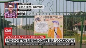 VIDEO: Pro-Kontra Menanggapi Isu 'Lockdown'
