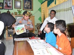 Polisi Bagikan Modul Belajar Siswa Selama Libur Sekolah Cegah Virus Corona