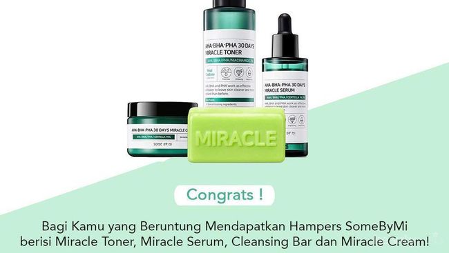 Giveaway Alert 4 Pemenang Beruntung Hampers Some By Mi Gratis