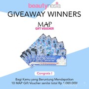[GIVEAWAY ALERT] 2 Pemenang yang Beruntung Dapat MAP Gift Voucher Sebesar Rp. 500.000 Gratis!