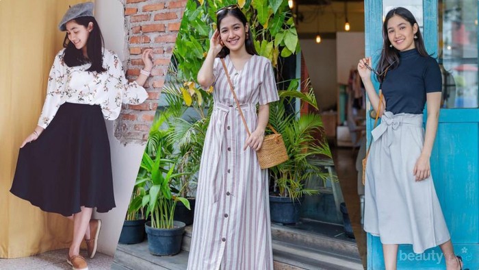 Stylish dan Manis, Intip Yuk Style #OOTD dari Si Cantik Cut Syifa Ini!