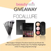 [GIVEAWAY ALERT] Mau Makeup Gratis? Ikutan Giveaway Beautynesia Berhadiah Hampers Focallure Yuk!