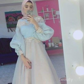 6 Inspirasi Gaun Pesta Muslim yang Anggun Nan Mewah