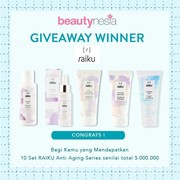[GIVEAWAY ALERT] 10 Pemenang Anti Aging Series Dari Raiku! Lihat Disini Yuk!