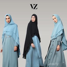 Tetap Stylish dan Cantik, Ini Beragam Model Gaun Muslimah Syar'i untuk ke Acara Pesta!