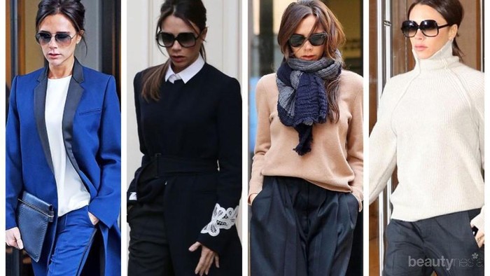 Mau Tampil Kece Saat ke Kantor? Intip  Work Outfit Berkelas ala Victoria Beckham
