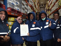 Cek Gudang Pangan di Bekasi, Mentan Yakin Stok Aman hingga Lebaran