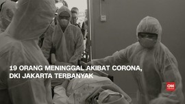 VIDEO: 19 Orang Tewas Akibat Corona, Jakarta Terbanyak
