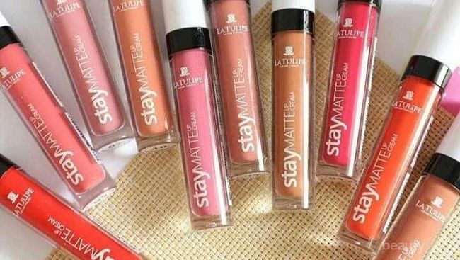 Ingin Lipstikmu Awet Dan Tahan Lama Yuk Pakai Lipstik Matte Terbaik Dari La Tulipe Ini Warna lipstik la tulipe matte