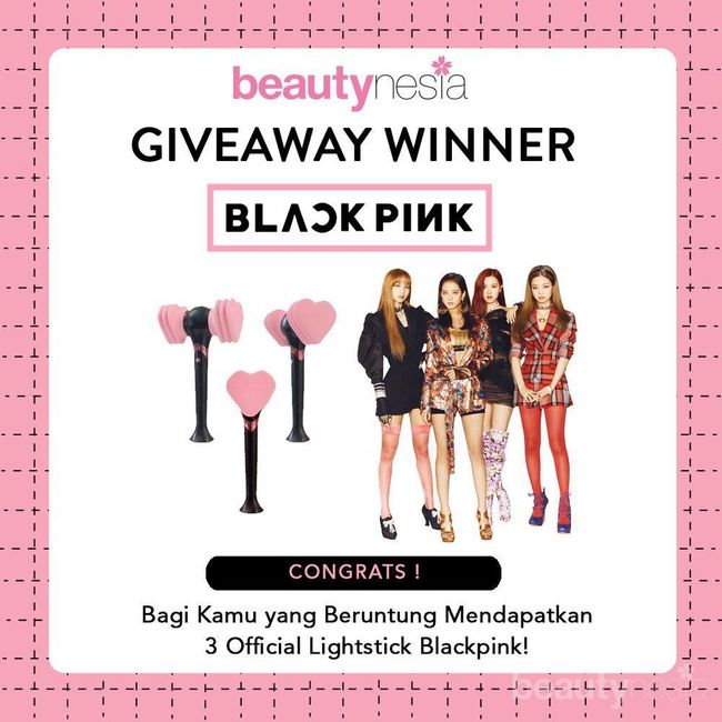 [GIVEAWAY ALERT] 3 Pemenang Giveaway Official Lightstick