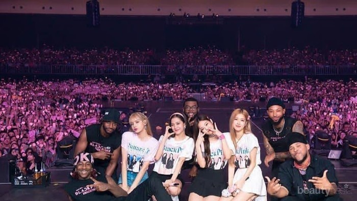 Deretan Foto Member Blakckpink Saat Konser di Jakarta, Cantiknya Bikin Meleleh